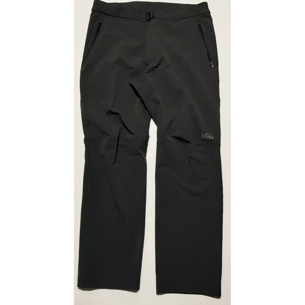 REI Activator V2 Soft-Shell Pants Men's 34X29 Charcoal Gray Hiking Outdoor Zip